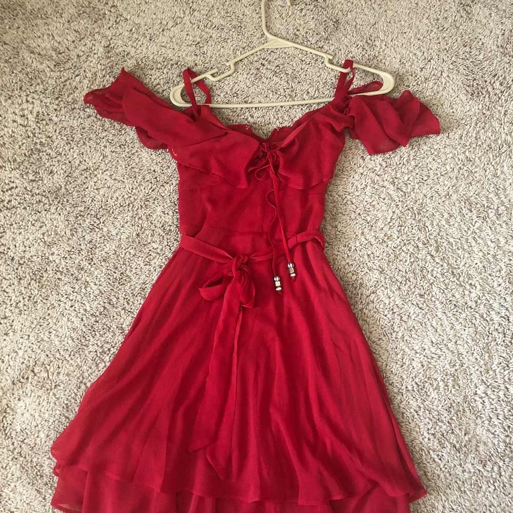 Red dress